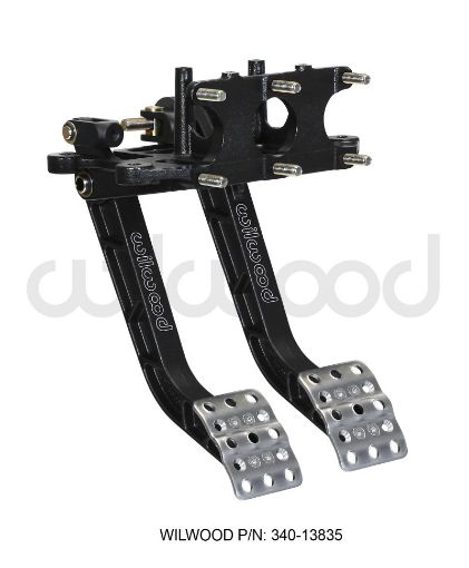 Picture of Wilwood Adjustable Dual Pedal - Brake Clutch - Rev. Swing Mount - 5.11