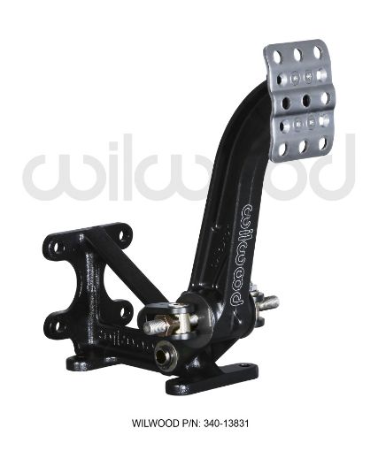 Picture of Wilwood Adjustable Brake Pedal - Dual MC - Floor Mount - 61
