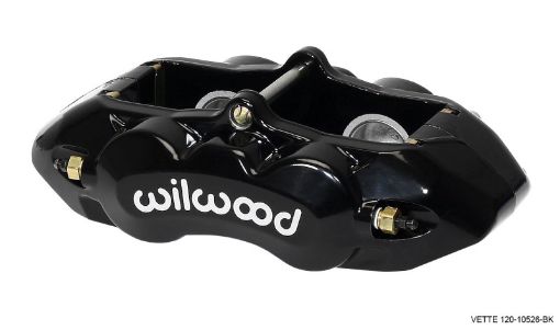 Picture of Wilwood Caliper - D8 - 4 Rear Black 1.38in Pistons 1.25in Disc