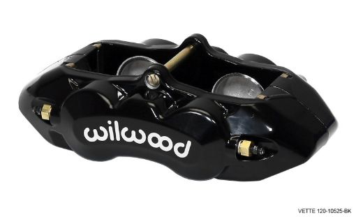 Picture of Wilwood Caliper - D8 - 4 Front Black 1.88in Pistons 1.25 Disc