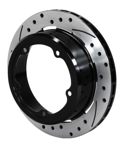 Picture of Wilwood Rotor - 1.91in Offset - SRP - BLK - Drill - LH 11.00 x .810 - 5 x 5.75in Floater