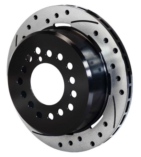 Picture of Wilwood Rotor - 1.91in Offset - SRP - BLK - Drill - RH 12.19 x .810 - 5 Lug 3.12in Reg - C10
