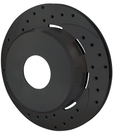 Picture of Wilwood Rotor - 1.91in Offset - SRP - BLK - Drill - LH 11.00 x .810 - Blank