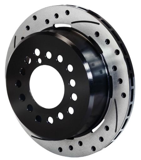 Picture of Wilwood Rotor - 2.32in Offset - SRP - BLK - Drill - LH 11.00 x .810 - 5 Lug