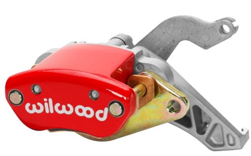 Picture of Wilwood Caliper - MC4 Mechanical - RH - Red w Logo 1.19in Piston .81in Disc