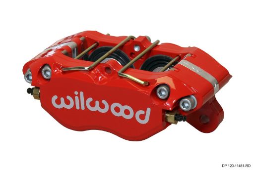 Picture of Wilwood Caliper - Dynapro Dust - Boot 5.25in Mount - Red 1.38in Pistons .81in Disc