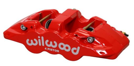 Picture of Wilwood Caliper - Aero4 - Red 1.121.12in Pistons 0.81in Disc