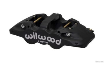 Picture of Wilwood Caliper - Aero4 - Black Anodize 1.121.12in Pistons 1.25in Disc