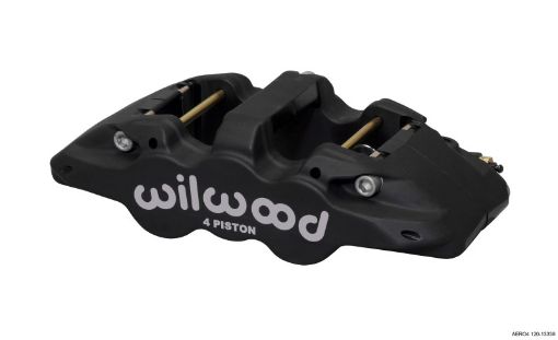 Picture of Wilwood Caliper - Aero4 - Black Anodize 1.121.12in Pistons 1.25in Disc
