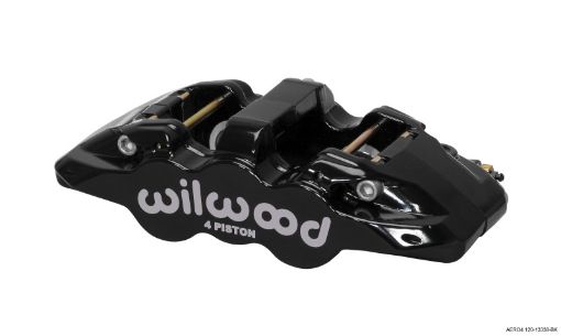 Picture of Wilwood Caliper - Aero4 - Black 1.121.12in Pistons 1.10in Disc