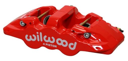 Picture of Wilwood Caliper - Aero4 - RH - Red 1.881.62in Pistons 1.25in Disc