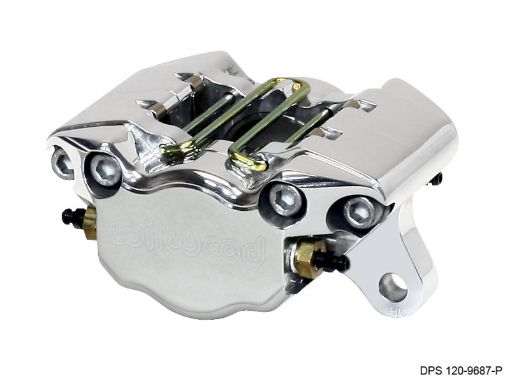 Picture of Wilwood Caliper - Pollished Dynapro Single 3.25in Mount 1.75in Pistons .38in Disc