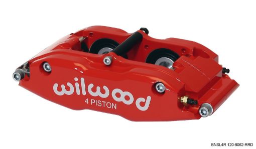 Picture of Wilwood Caliper - BNSL4R - Red 1.25in Pistons 1.10in Disc