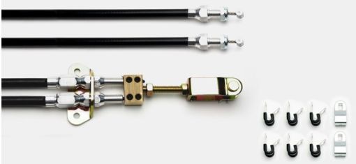 Picture of Wilwood Universal Parking Brake Cable Kit DiscDrum Combination Parking Brake MC4 w Clevis