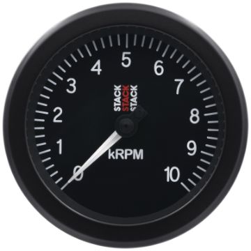 Picture of Autometer Stack Sport 88mm 0 - 10K RPM Tachometer - Black