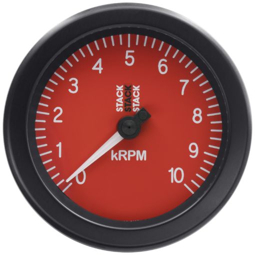 Picture of Autometer Stack Sport 88mm 0 - 10K RPM Tachometer - Red