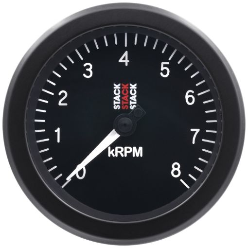Picture of Autometer Stack Sport 88mm 0 - 8K RPM Tachometer - Black