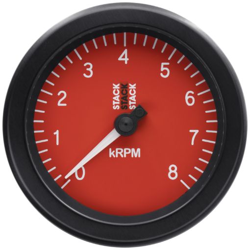 Picture of Autometer Stack Sport 88mm 0 - 8K RPM Tachometer - Red