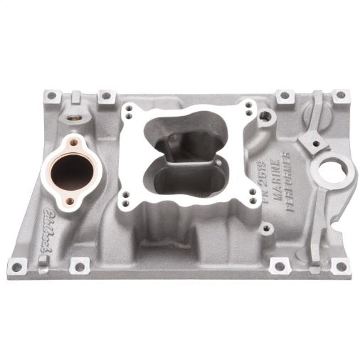 Picture of Edelbrock 96 - 17 Chevy 4.3 V6 Vortec Marine Engine Performer Series Intake Manifold w8 Bolts