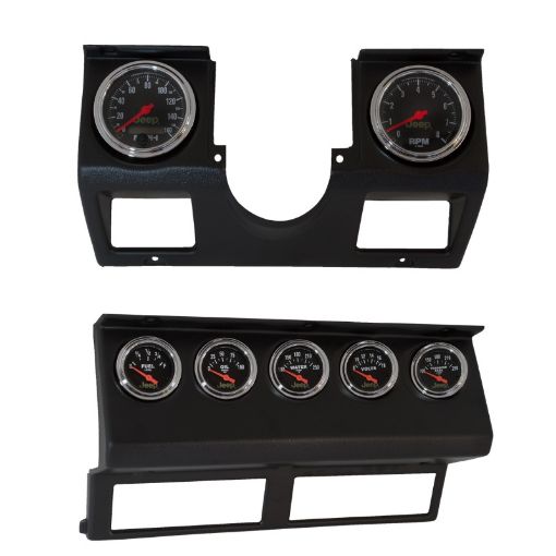 Picture of Autometer 87 - 96 Jeep Wrangler YJ 7pc Direct - Fit Dash Gauge Kit