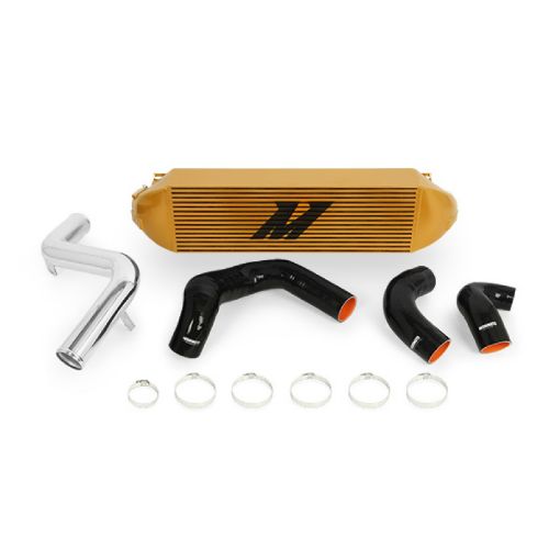 Picture of Mishimoto 2013 Ford Focus ST Gold Intercooler w Polished Pipes