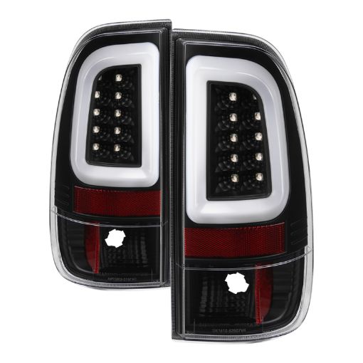 Picture of Spyder 97 - 03 Ford F150 Stylsd. F250350 V3 Light Bar LED Tail Lights - Blk ALT - YD - FF15097V3 - LBLED - BK