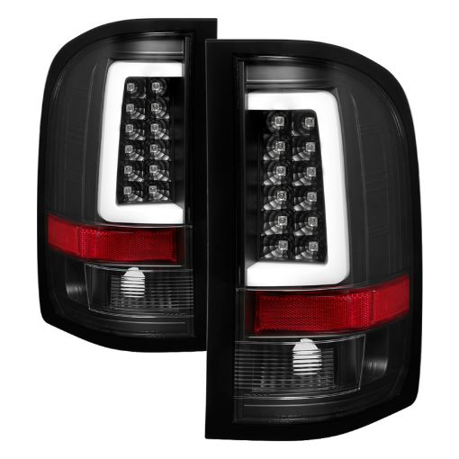 Picture of Spyder 07 - 13 Silverado (Will Not Work w2010 921 Bulb) V3 LED Tail Lghts Blk ALT - YD - CS07V3 - LBLED - BK