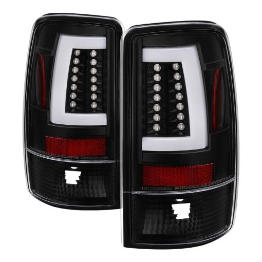 Picture of Spyder 00 - 06 GMC YukonYukon XL V2 Light Bar LED Tail Lights - Black (ALT - YD - CD00V2 - LBLED - BK)