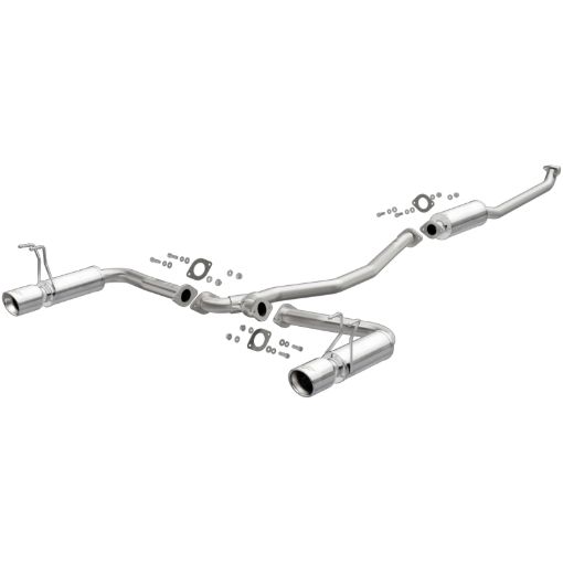 Picture of MagnaFlow 2016 Honda Civic L4 1.5L Street Series Cat - Back Exhaust w Polished Tips