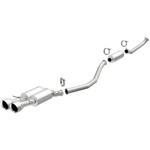Picture of MagnaFlow 2017 Honda Civic 1.5L 409 SS Single Exit Polished 4.5in Dual Tips Cat - Back Exhaust