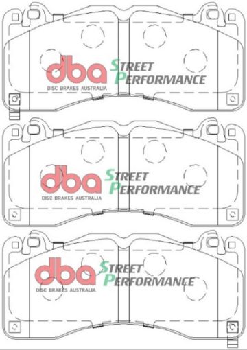 Picture of DBA 15 - 18 Ford Mustang GT w Performance Package SP500 Front Brake Pads