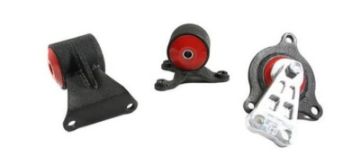Picture of Innovative 02 - 06 Acura RSX K - SeriesBase Automatic Black Aluminum Replacement Mount Kit 75A Bushings