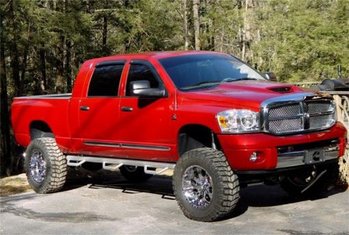 Picture of N - Fab Nerf Step 06 - 09 Dodge Ram 150025003500 Mega Cab 6.4ft Bed - Gloss Black - Bed Access - 3in