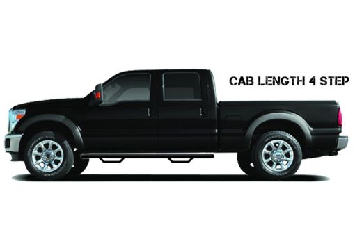 Picture of N - Fab Nerf Step 07 - 17 Toyota Tundra Double Cab - Gloss Black - Cab Length - 3in