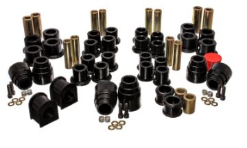 Picture of Energy Suspension 00 - 04 Ford Excursion 4WD Black Hyper - flex Master Bushing Set