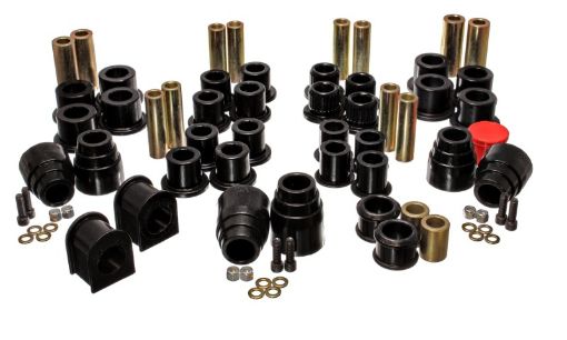 Picture of Energy Suspension 00 - 04 Ford Excursion 4WD Black Hyper - flex Master Bushing Set