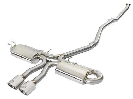 Picture of aFe Takeda 3in 304 SS Cat - Back Exhaust System wPolished Tips 2017 Honda Civic Si (4dr) I4 1.5L (t)