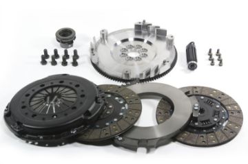 Picture of DKM Clutch BMW E34E36E39E46Z3 (6 Cyl) MS Twin Disc Clutch wSteel Flywheel (660 ftlbs Torque)