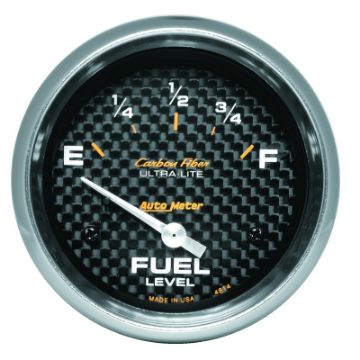 Picture of AP 65 GM 2 - 58in Fuel Level Carbon Fiber Electric Gauge Pod