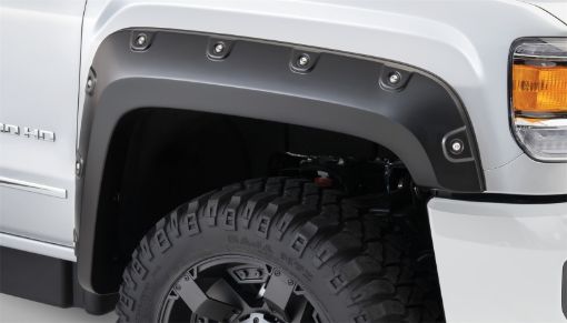 Picture of Bushwacker 15 - 18 GMC Sierra 2500 HD Boss Pocket Style Flares 2pc - Black