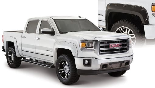 Picture of Bushwacker 14 - 15 GMC Sierra 1500 Fleetside Boss Pocket Style Flares 4pc 69.378.897.6in Bed - Black