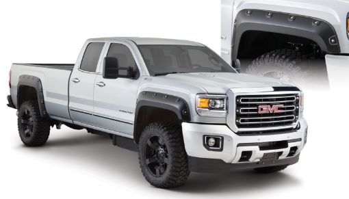 Picture of Bushwacker 15 - 18 GMC Sierra 2500 HD Boss Pocket Style Flares 4pc 78.897.6in Bed - Black