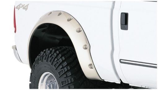 Picture of Bushwacker 99 - 10 Ford F - 250 Super Duty Styleside Cutout Style Flares 2pc 98.098.6in Bed - Black