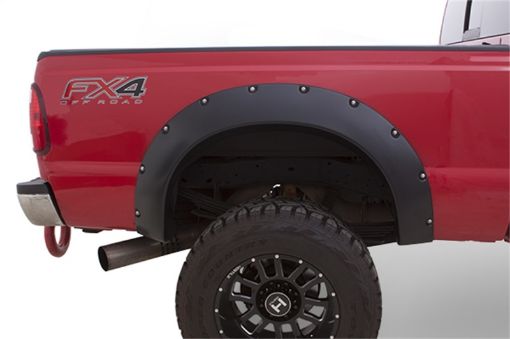 Picture of Bushwacker 66 - 77 Ford Bronco Cutout Style Flares 2pc 5in Of Extra Wheel Well Opening - Black