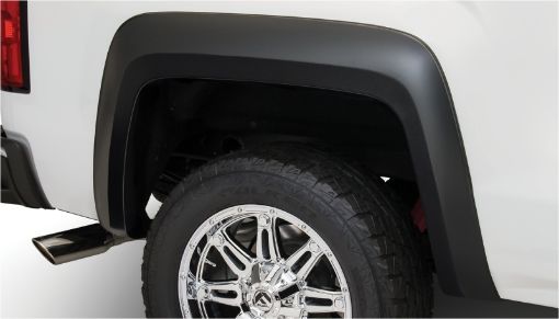 Picture of Bushwacker 14 - 18 GMC Sierra 1500 Extend - A - Fender Style Flares 2pc 69.378.897.8in Bed - Black