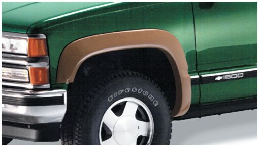 Picture of Bushwacker 88 - 99 Chevy C1500 Extend - A - Fender Style Flares 2pc Covers OEM Flare Holes - Black