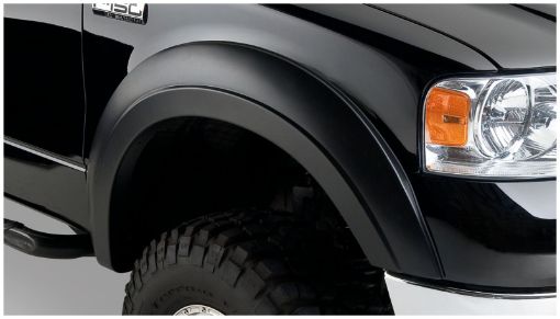 Picture of Bushwacker 04 - 08 Ford F - 150 Extend - A - Fender Style Flares 2pc - Black