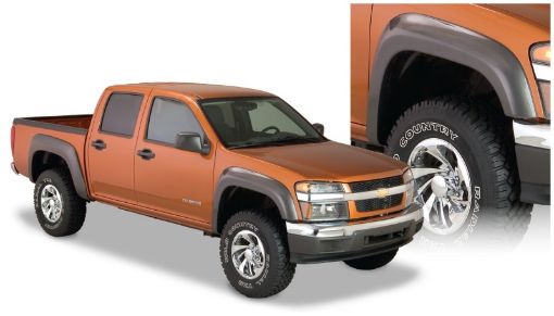 Picture of Bushwacker 04 - 12 GMC Canyon Extend - A - Fender Style Flares 2pc - Black