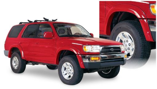 Picture of Bushwacker 96 - 02 Toyota 4Runner Extend - A - Fender Style Flares 4pc - Black