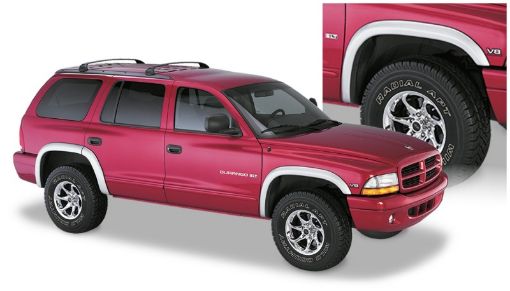 Picture of Bushwacker 98 - 03 Dodge Durango Extend - A - Fender Style Flares 4pc - Black